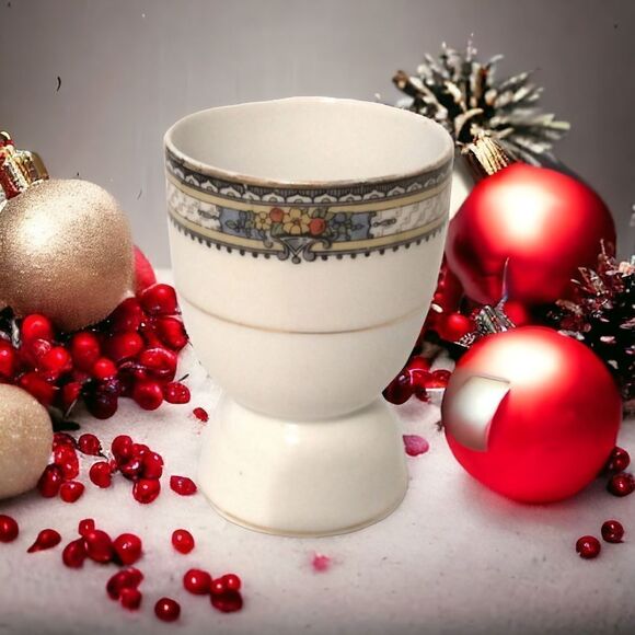 Noritake Lavista Porcelain Egg Cup Handpainted Japan Single Replacement Extra. - Picture 13 of 15